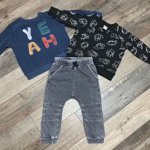H&M Pants H&M Sweater Zara Sweater Bundle